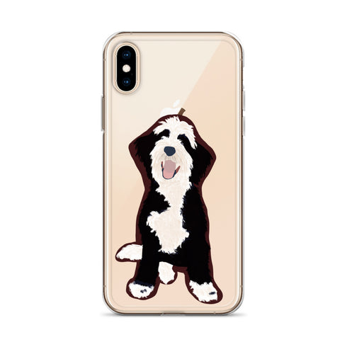 Bernedoodle iPhone Case